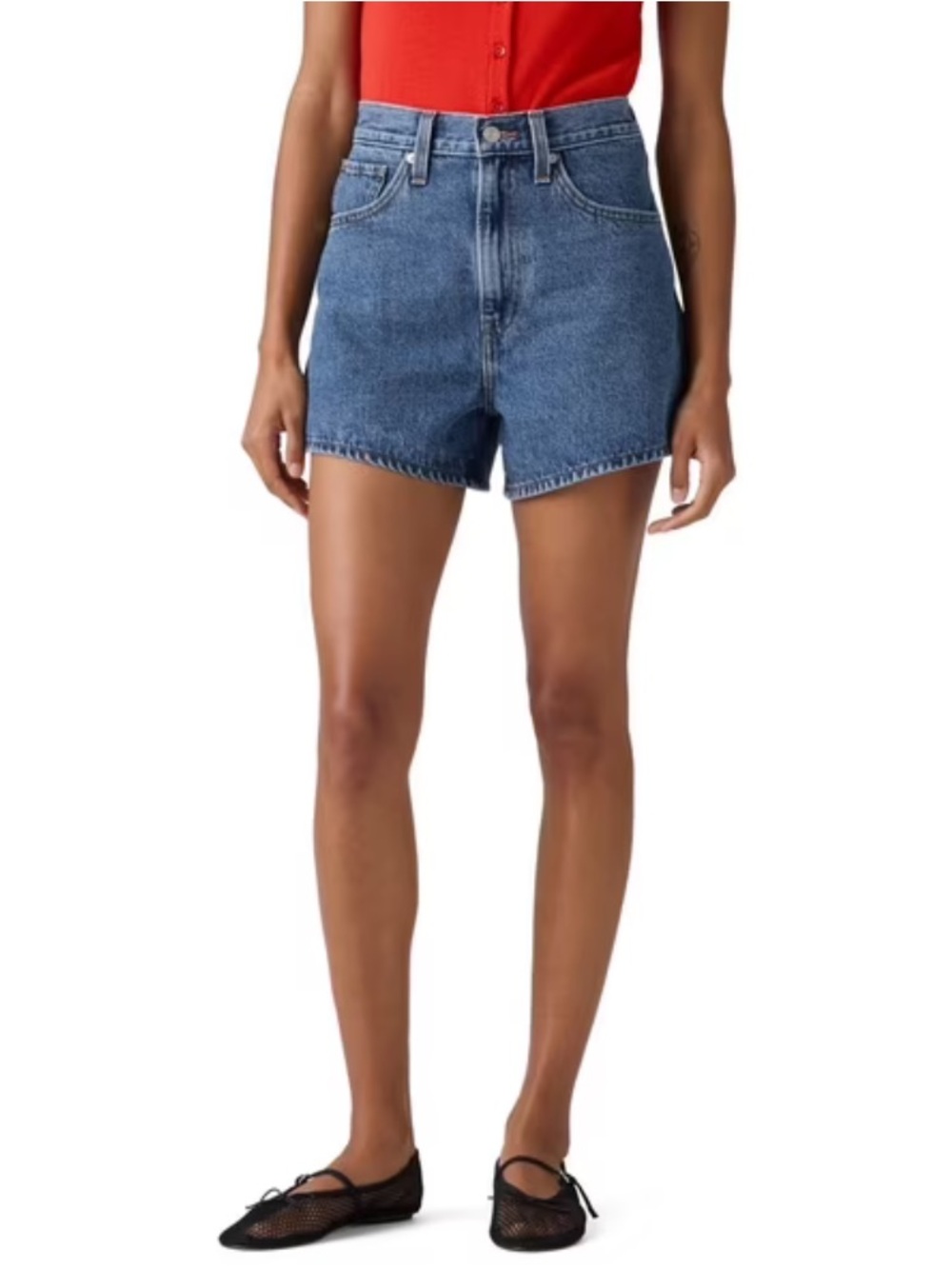 Levi's High-Waisted Mom Shorts